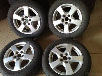 alu kola 5x100 r14 original škoda 185/60/14 - 1