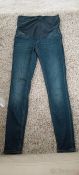 Skinny těhotenské džíny, rifle, jeansy H&M vel.38