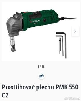 Prostřihovač plechu PMK 550 C2