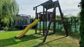 Dětský zahradní domek se skluzavkou Jungle Gym