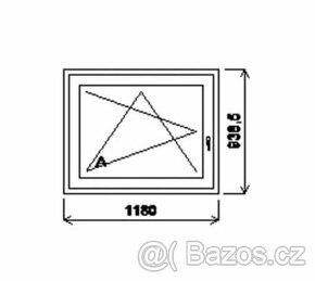 Plastová okna 1-dílné