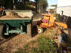 Minibagr a dumper SLEVA - 1