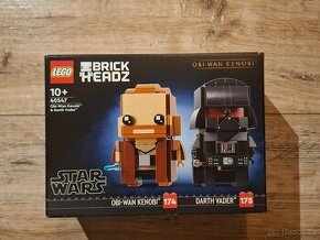 LEGO BrickHeadz 40547 Obi-Wan Kenobi a Darth Vader - 1