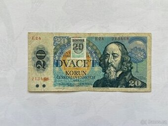 20 Kčs 1988 Slovenský kolek série E24