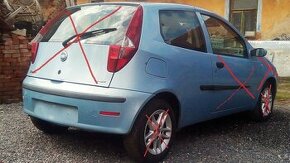 Fiat Punto 1.3JTD zbytek ND -,el.šíbr,LZ dveře,airbagy, aj. - 1