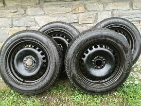 5x108 6,5Jx16 et50 Ford Focus a zimní 205/60/16 92H DOT 4120 - 1