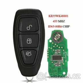 Klíč keyless Ford Focus C-Max Mondeo Kuga Fiesta B-Max - 1