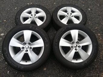 alu Škoda Scala letní 205/55/16 Michelin zánovní