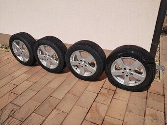 Alu kola VW, Škoda, Seat, Audi + zimní pneu 205/60 R16