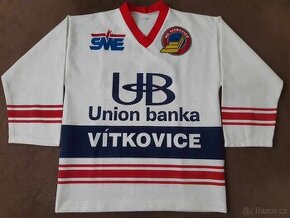 Hokejový dres David Moravec HC Vítkovice 1998/99 Extraliga