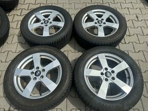 4x al kola 5x114.3 17 + pneu zimní 225/60 R17