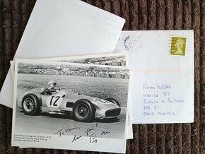 Stirling Moss, formule 1, podpis, autogram - 1