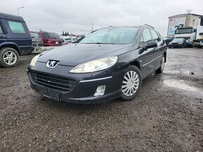 Peugeot 407,2.0HDI.100kw, nová STK. Automat