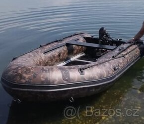 Člun Fox Camo 320,AL podlaha,Motor Fox 65lb