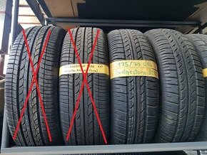2 ks, nové letní pneu Bridgestone B250 175/70 R14, levně - 1