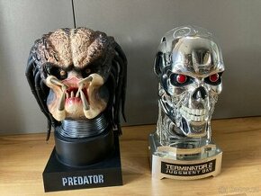 Predator and Terminator head bust limited