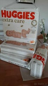 Plenky Huggies extra care 2  82ks/bal