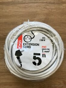 Prodlužovací kabel 5 m - 1 mm2