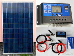 Solární fotovoltaický panel 230W s regulátorem chata/karavan