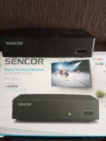 Sencor DVB-T2 SDB 523T top stav - 1