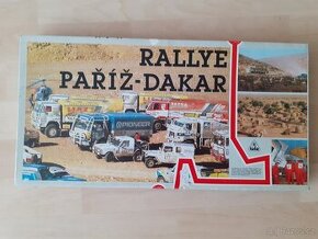 Retro společenská hra Rallye Paříž Dakar