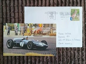 Jack Brabham, formule 1, podpis, autogram