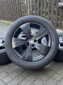 ORIGINÁL Alu Škoda TRITON R17, 5x112 - TOP STAV, ZIMNÍ