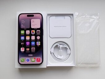 APPLE iPhone 14 Pro 256GB Space Black - ZÁRUKA - TOP STAV