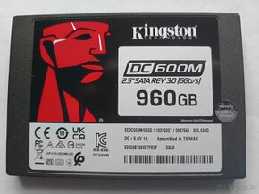 Nový Enteprise SSD Kingston DC600M - 960 GB (pro NAS)