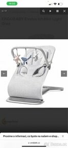 Lehátko Ergobaby Ergo Baby Evolve light grey