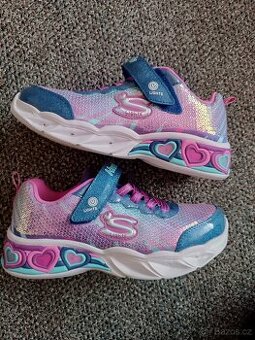 Tenisky blikací vel. 36 Skechers, svítící