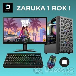 CENA ZA VŠE: Herní PC SET Intel i5 | RX570 | 16GB | SSD