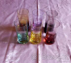 Moser Whisky Set, barevné sklenice, 6 ks