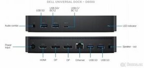 Dokovací stanice DELL D6000 USB-C + 130W napájecí adaptér