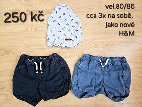 Dětské kraťasy H&M vel.80/86