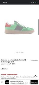 Kožené sneakers boty Kennel & Schmenger Drift