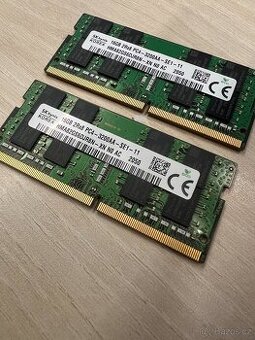 Operační paměťi SKHynix 16GB(32GB), DDR4, 3200Mhz