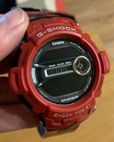 Sportovní hodinky : CASIO G SHOCK, červeno černé - 1