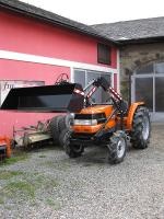 malotraktor Kubota GL 27 Grandel - 4WD s nakladačem