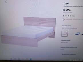 Manželské postele MALM - IKEA