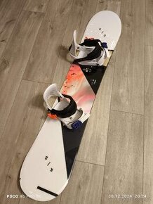 Snowboard K2 129cm s vázáním Elan