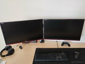 2x AOC monitor 24 fullhd - 1