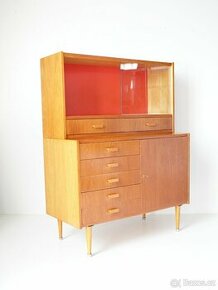 Retro Stěna Knihovna Komoda Brusel Renovace TOP - 1