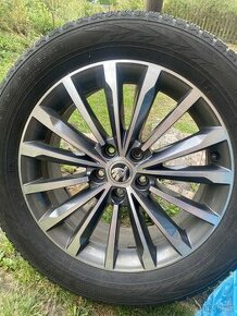 ALU kola Škoda 18” 5x112 zimní pneu 235/55/R18