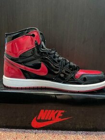 Air Jordan 1 High Patent Bred