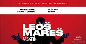 4 Vstupenky na koncert - Leoš Mareš 2.10.24 od 16h