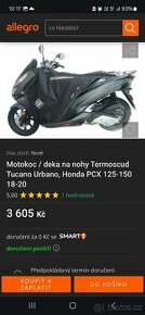 Deka na nohy,, honda pcx 125/150 rok 2018/2020 - 1