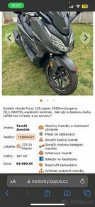 PODVOD Honda Forza 125 PODVOD