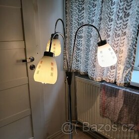 Lampa podlahová ,retro ,Brusel , chrom. - 1