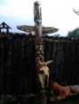 dřevěné sochy, výrob totemů od známého sochaře - 1